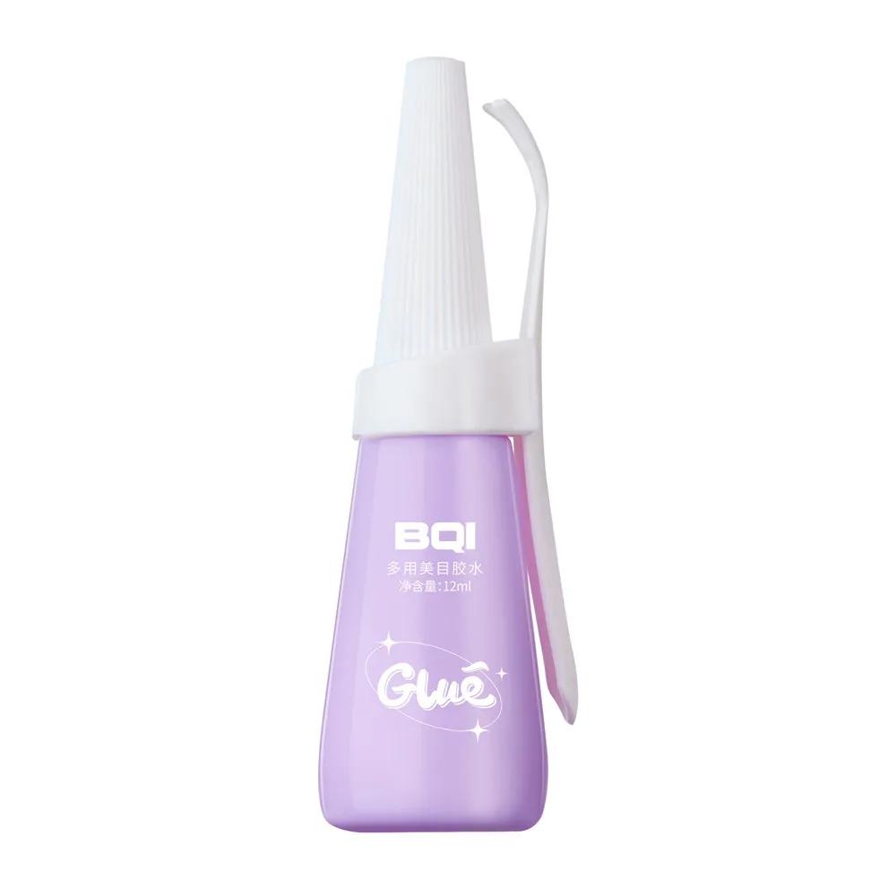 Eyelash Glue Clear Lash Glue for False Lashes Waterproof Long Lasting Quick Dry Adhesive Eyelashes Extension Glues with Tweezers