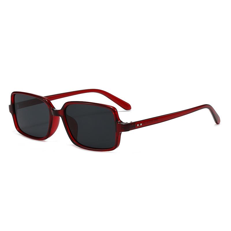 Square sunglasses women's Duqiao large frame European and American new sunglasses men's fashion retro