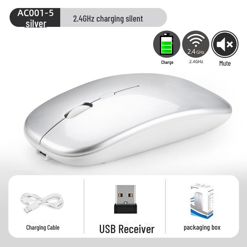 Ultra-Thin Portable Luminous Bluetooth Wireless Mouse
