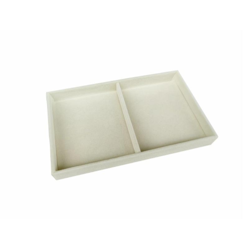 Jewelry Tray Jewelry Display Tray Gray Flannel Stud Earrings Display Dust Storage Props Drawer Jewelry Storage Box