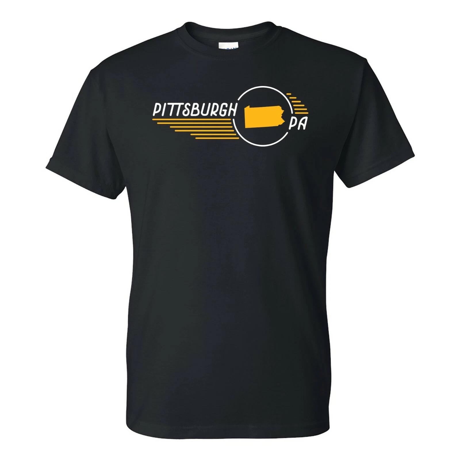 Pittsburgh Retro Roadster - Texas Vintage Hometown Vacation T Shirt - Black 3XL