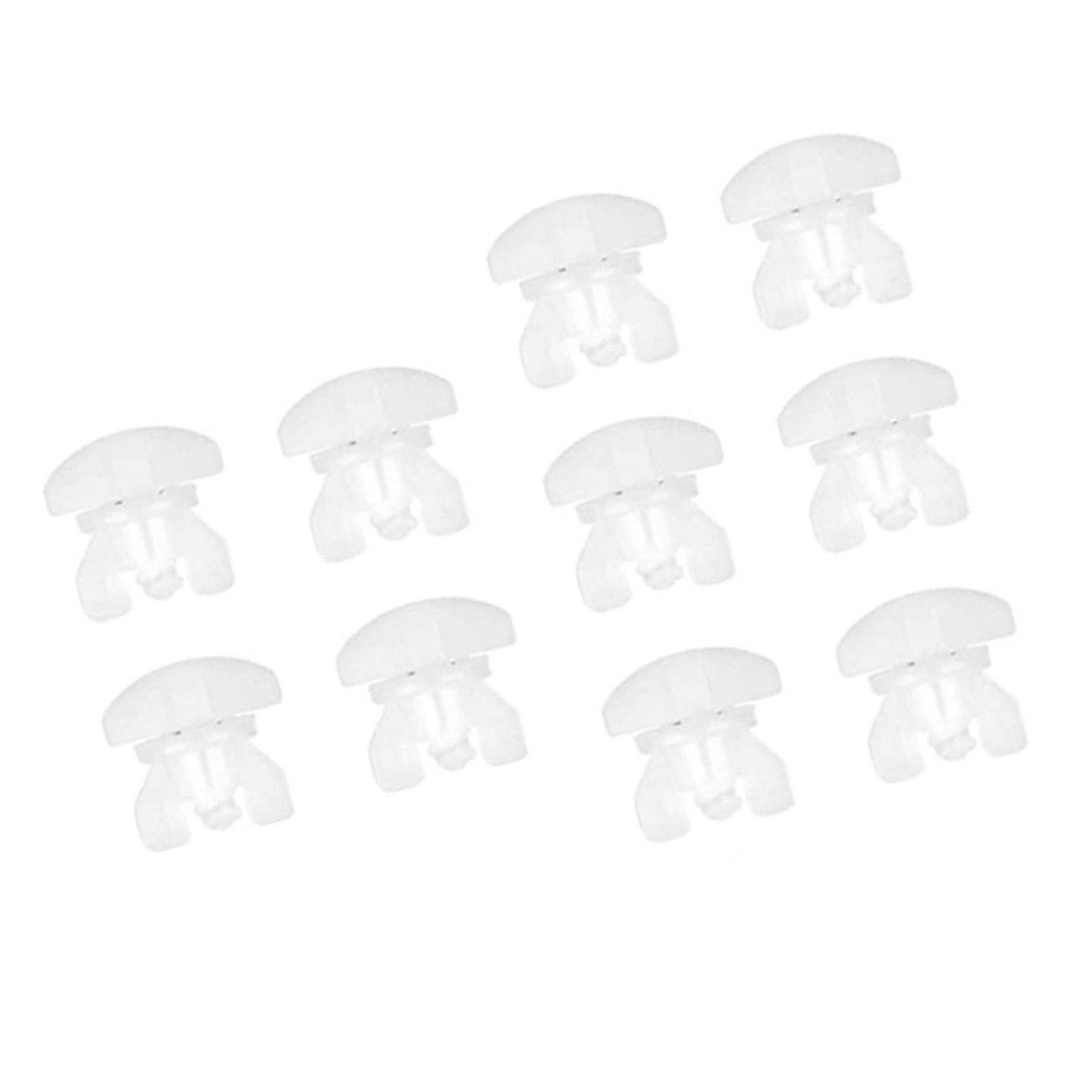 

Упаковка из 10 универсальных стопоров для карнизов для плавного скольжения и легкой установки