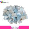 260 Stück 1 cm Transparente Eisjade Mosaik Glasperlen für DIY Kerzenhalter Basteln