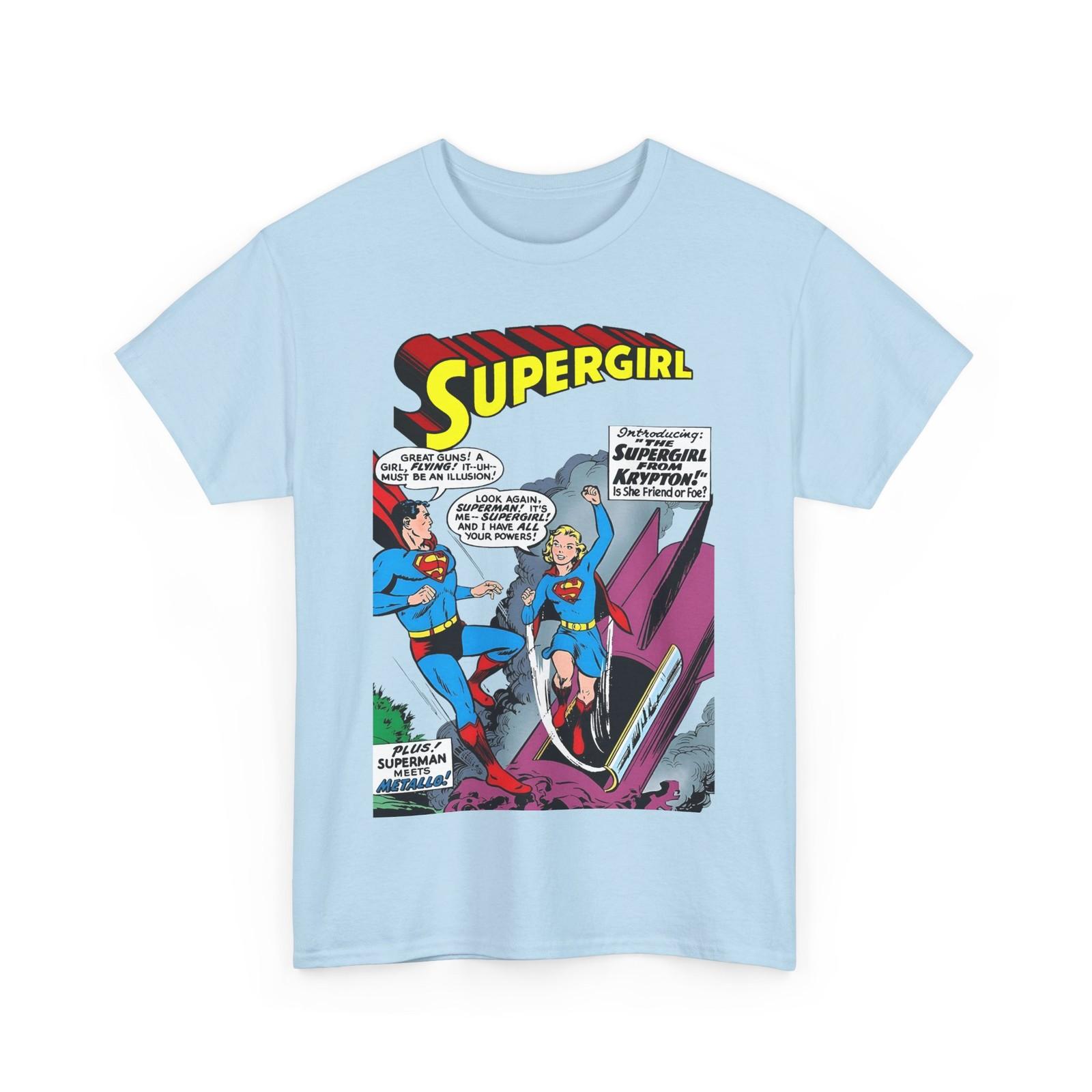 

Supergirl T-Shirt Mens Womens Tees Top - Action Comics #252 Cover Art - 1st Appearance of Kara - DC L