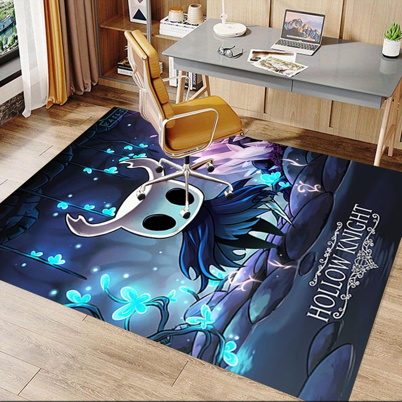 1pc Hollow Knights Journey Carpet for Playroom Bedroom Living Room Sofa Home Decor,kids Game Area Rug Non-slip Floor Mat Y8261