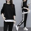 Chándal de primavera y otoño para mujer, conjunto de 2 piezas, jersey, Top, pantalones largos, traje deportivo, talla grande