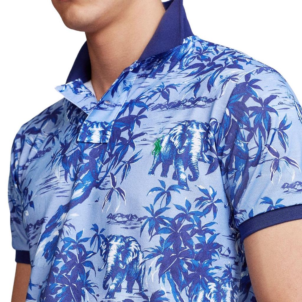 Polo Ralph Lauren Estampado Tropical Tierra Manga Corta Ajuste Estándar Hombre tops 710802876-001