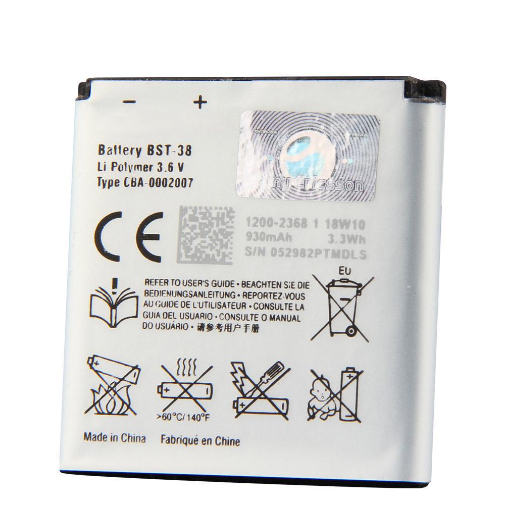 New Replacement Battery BST-38 For Sony C510 C902 C905 S500 W760 W902 S550 U20 970mAh