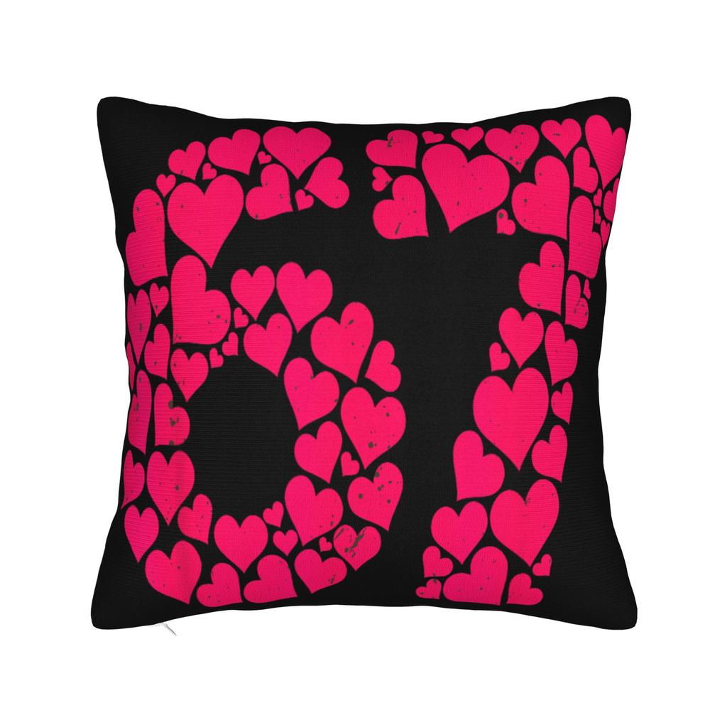 67 Meme Hands Six Seven 6 7 Pillow Case Comfy Pillow Cover Retro Trendy Pillowcases For Living Room Sofa