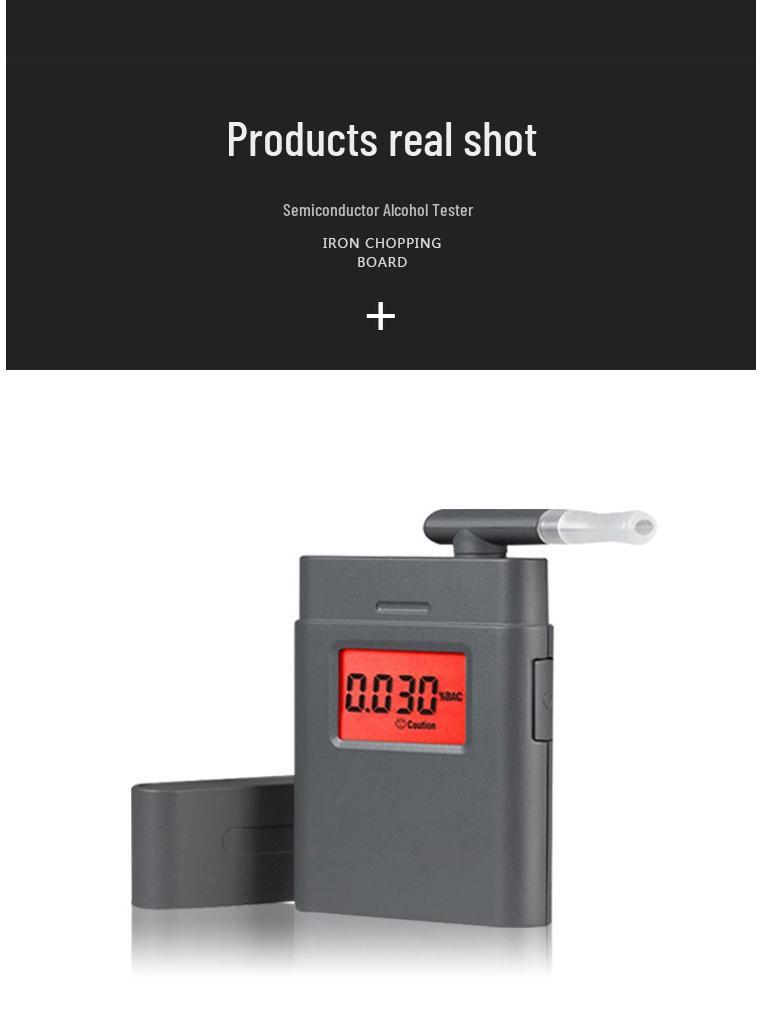 Alcohol Tester AT-838: High-Precision Handheld Device with Three Measurement Units for Drunk Driving Detection.