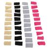 40Pcs Finger Sleeves Elastic Nylon Sports Joint Protector for Basketball Volleyball Black Gray Pink Beige
