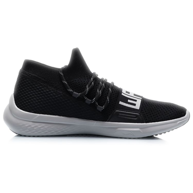Li-Ning Seamless Wrap Casual Breathable Low-Top Retro Basketball Shoes Unisex Sneakers Standard-Black AGWP017-5