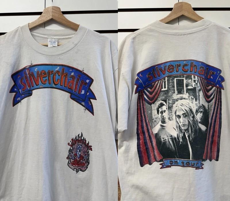 

Silverchair On Tour Frogstamp 1995 TShirt White tee 2 sided Men Women NH25682 Unisex T-Shirt S