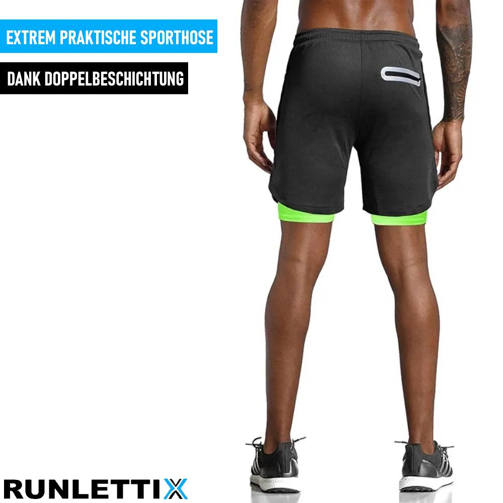 RUNLETTIX Sports Pants Running Pants Running Shorts Training Shorts Men with Pocket