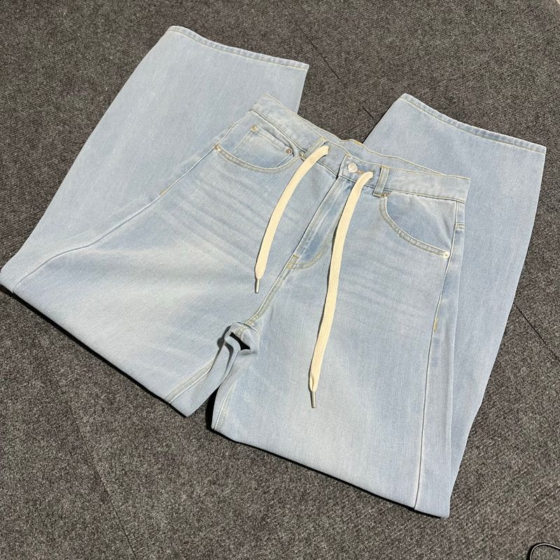 

Return Order Return Order Three-Color Daily Order Spring New Arrival High Waist Wash Soft Profile Denim Pants Denim Female Light Denim is not refundeable L