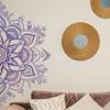 Lotus Wall Sticker Mandala Wall Decal Repositionable