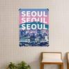 Citypop Seoul M Einzigartiges Innenarchitektur-Poster, Korea
