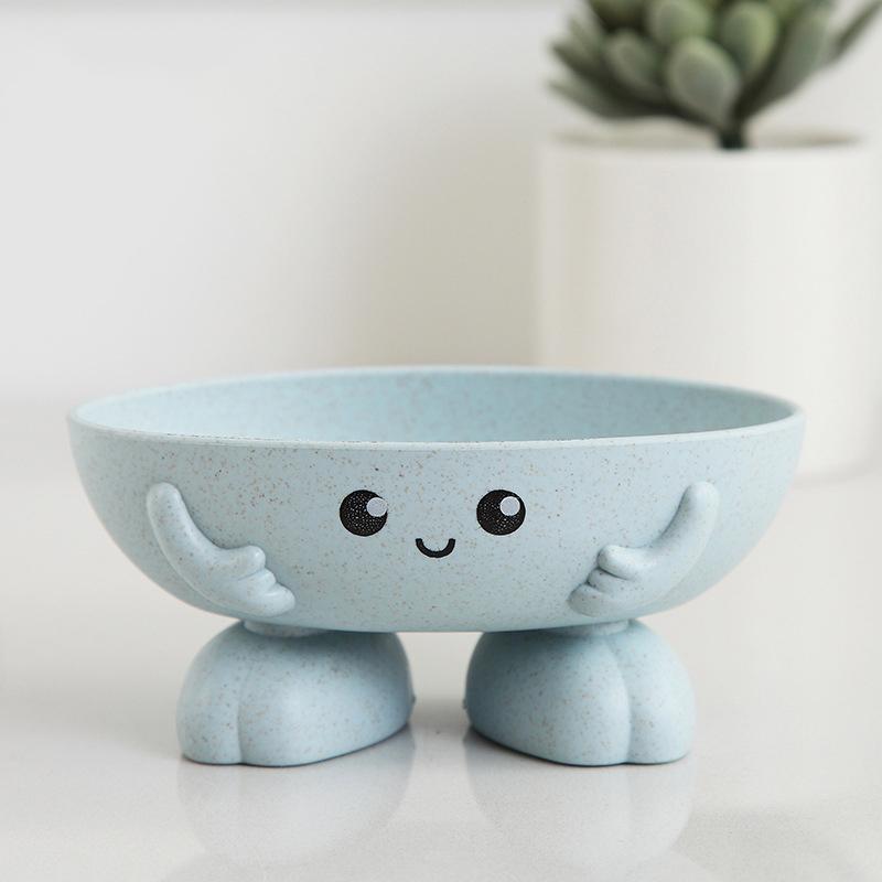1Pcs Eco-Friendly Soap Box Non-Slip Soap Dish Bathroom Supplies Soap Holder Cartoon Shape Storage Box Bathroom Accessories