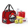 Mount Fuji And The Great Wave Off Kanagawa Insulated Lunch Bag for Women Children Portable Food Boxes Thermal Lunch Box Tote
