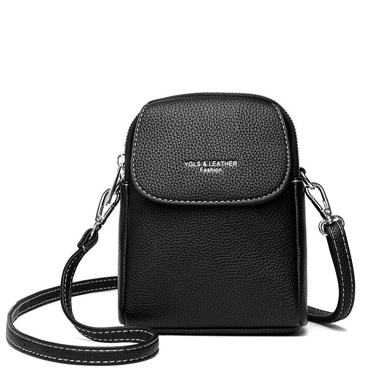 

Single Shoulder Bag and Crossbody Bag Are Popular As Fashionable Handbags for Mothers. чёрный