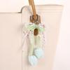Chic Pearl Tulip Keychain for Women Bag Charm Pendant Unique Jewelry Gift for Anniversary Celebration