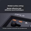 Stilvoller Gaming-Joystick mit 3,5-mm-Soundanschluss Blaue mechanische Tastenstecker Play-USB-Kabel für die Verwendung mit mehreren Geräten