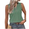 2025 Women Blouses Summer Sexy Tank Hollow V-Neck Button Loose Shirts Elegant Sweet Casual Sleeveless Solid Color Oversized Tops