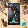 Delta Force (1) Téma Ručník na pláž Odolný vůči písku Měkký a pohodlný Vhodný k bazénu Kempování Jóga a Potápění Cestovní