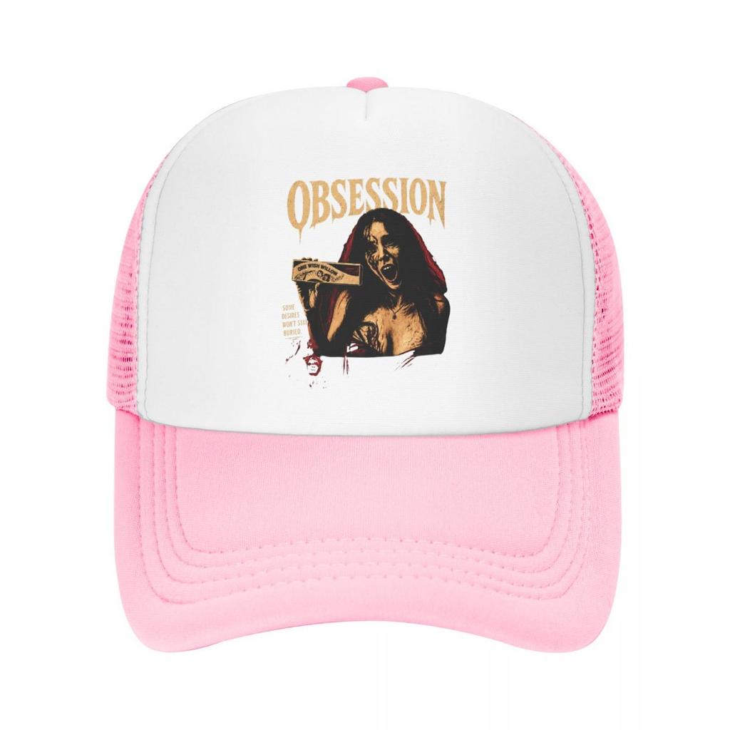 Obsession Movie Horror Funny Baseball Caps Mesh Hats Activities Peaked Adult Caps
