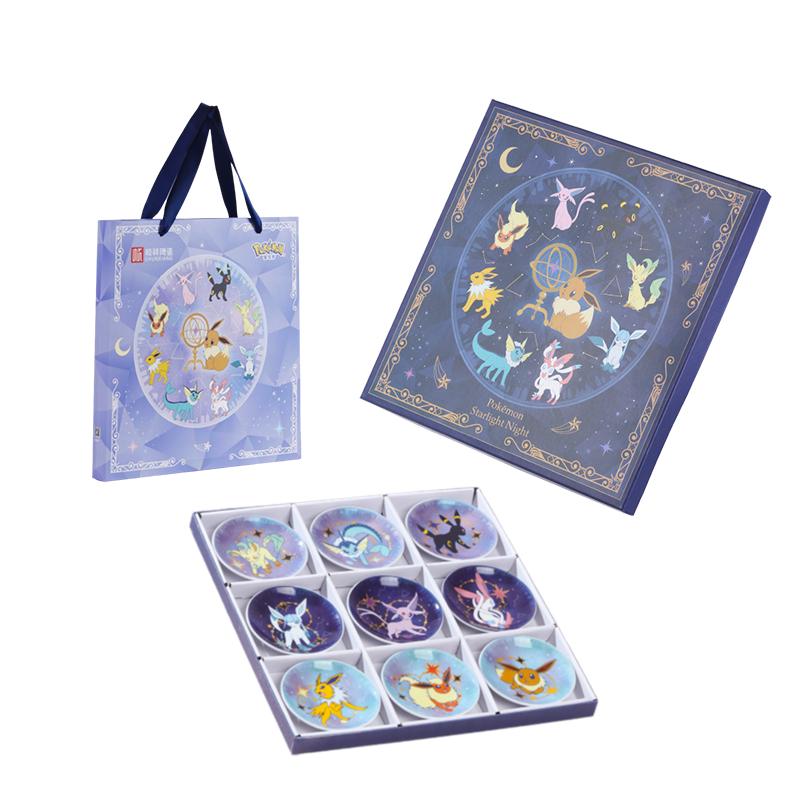 SHUNXIANG Фарфоровая посуда в тематике аниме Покемон Подарочный набор керамической посуды для обеда, безопасен для микроволновой печи, бытовая посуда для подарка