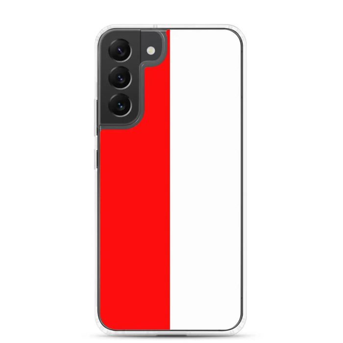 Coque Téléphone - Samsung - Galaxy S22 Ultra - Drapeau Indonésie - Souple - Multicolore