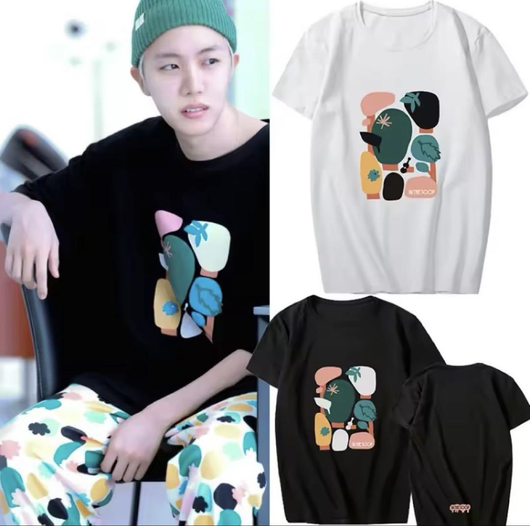 

[Б/У] Футболка BTS Song Minsoo белая J-HOPE SUGA JIMIN