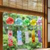 FRCOLOR Wind Glass Wind Set of Stylish Summer Traditional Chimes, Edo-style Chimes, 20. Handmade, DIY, Decoration, Tradition, Summer, Shrines,