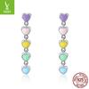 Rainbow Series S925 Silver Beads, Colorful Earrings, Bracelets, Jewelry Collection Map