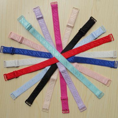 Snoepkleur Elastisch Ondergoed Schouderband Kant Kant Elastische BH-band 1,5 cm Breed Zacht en Comfortabel Dames BH-bandje