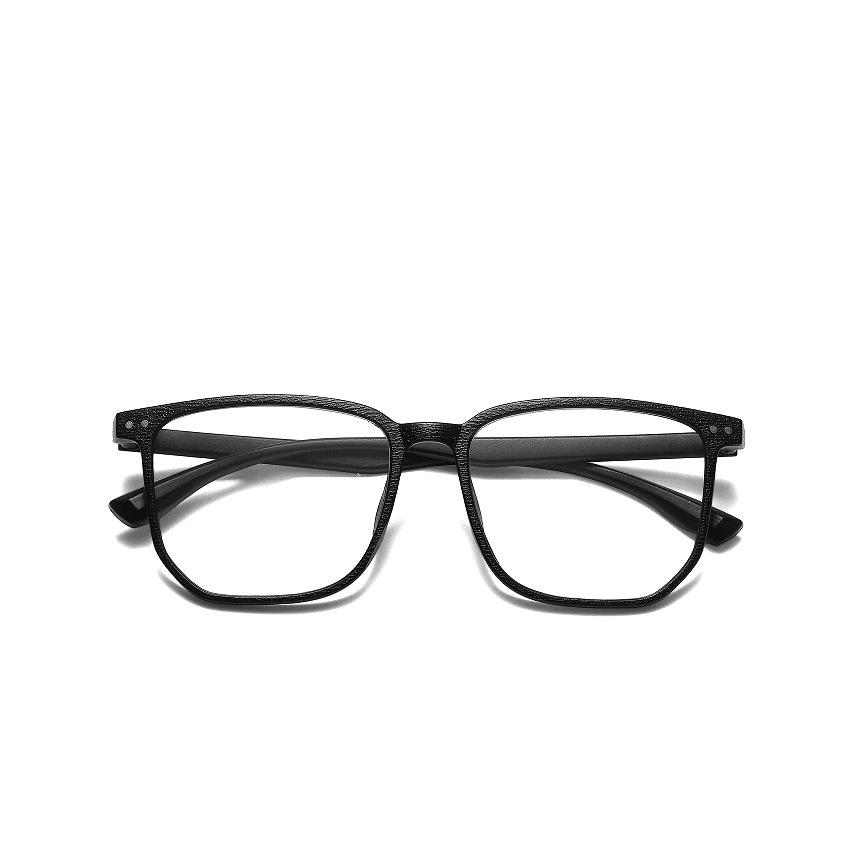 Men's Retro Anti-Blue Light Glasses: Super Light, No Makeup, Slimming Student Style Frames for Myopia