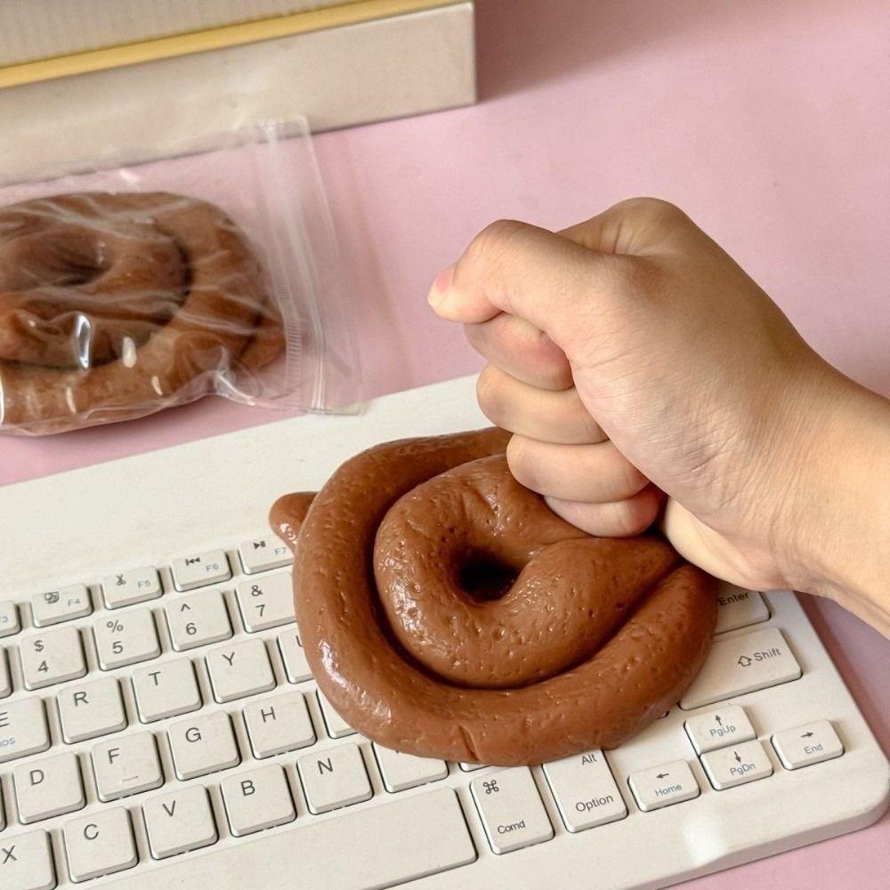 Anxiety Relief Realistic Shit Squishy Toy Soft TPR Fidget Toy Prank Toys  Halloween Party