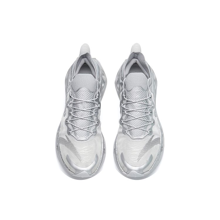 Anta Energy Ring Cushioning Lightweight Durable Non-Slip Low-Top Running Shoes Men sneaker Silver 112215559-5