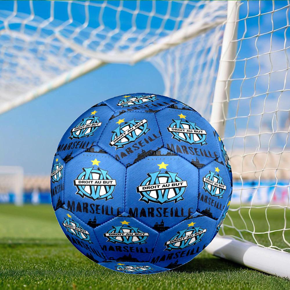 Fc Crest Design Printed Size 5 Soccer Balls, Anti-Slip, Protective Football, Outdoor Sport, a Unique Gift Suitable for him/her, Birthday