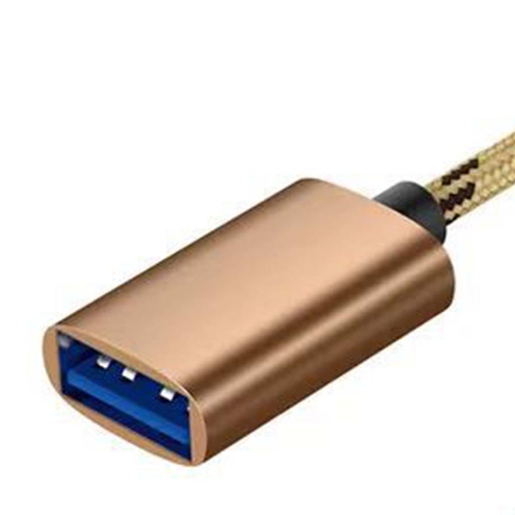TYP C OTG Adapterkabel 2 in 1 USB Typ C zu USB Adapter für Android Handy U Disk Kartenleser Roségold