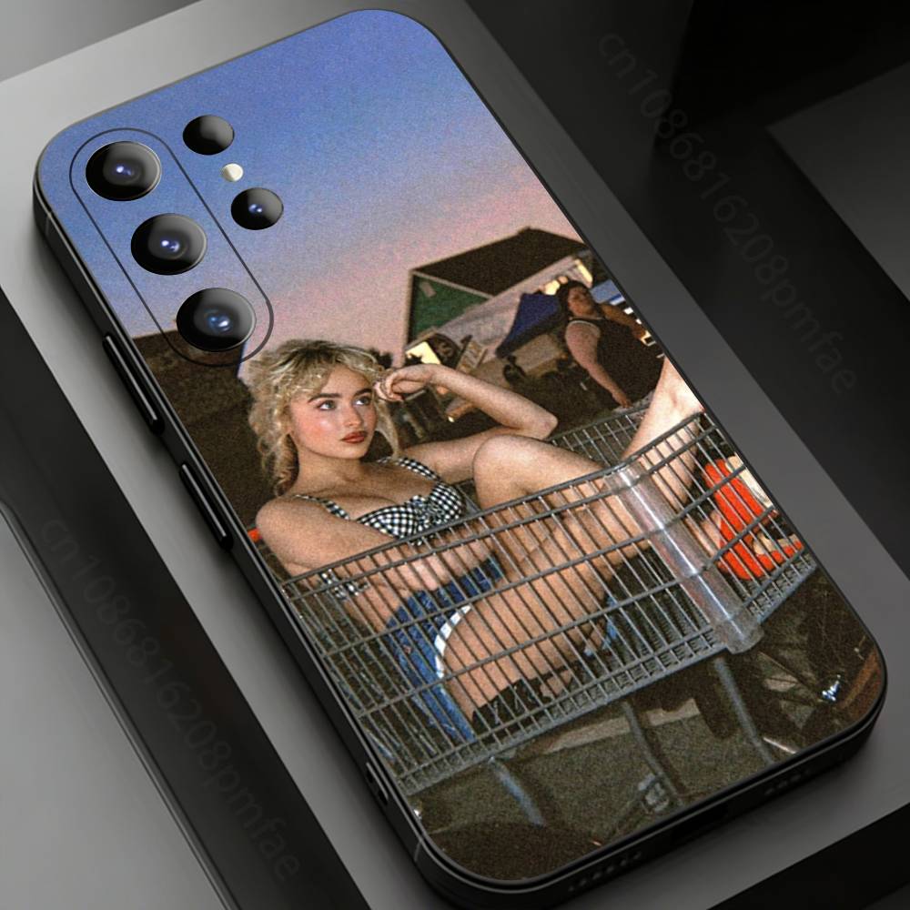 Singer S-Sabrina Carpenter Phone case for Samsung Galaxy S24,25,26,23 22,21,S20 Plus Ultra FE soft fundas cases