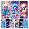 Ozean Tier Delfin TPU Hülle für Samsung Galaxy A25 A23 A22 A52S A52 A55 A72 A51 A71 A41 A31 A13 A11 5G Transparente Handyhülle