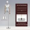 Korean Style Flat Body Female Mannequin with Wide Shoulders for Women's Clothing Display
