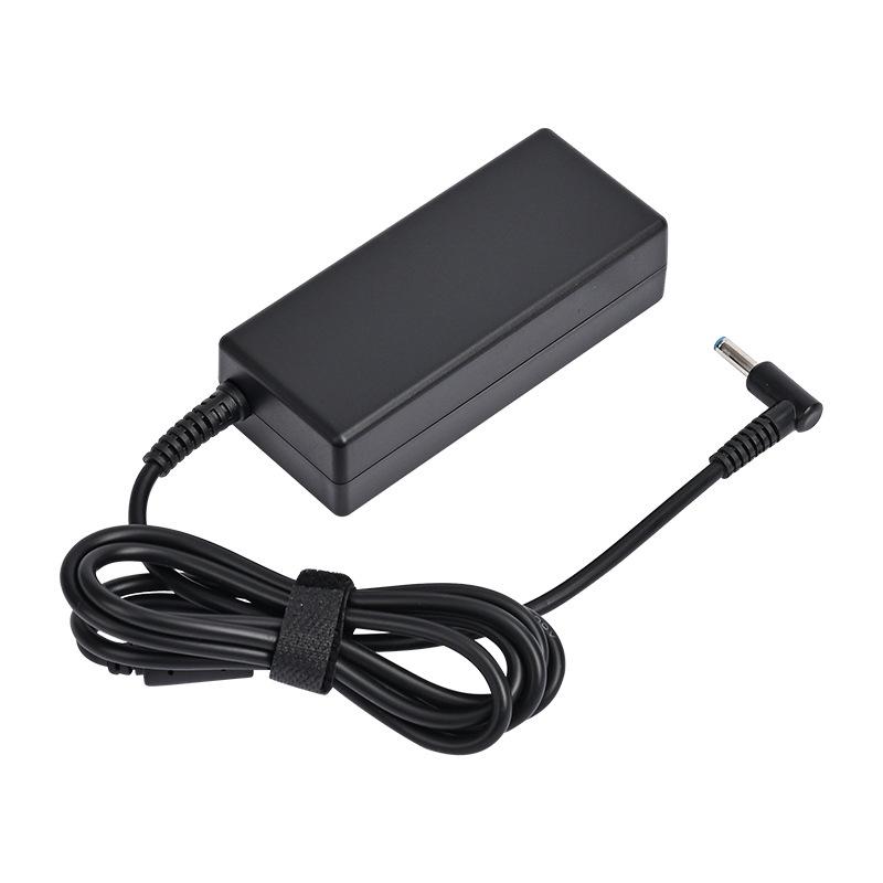 Compatible 65W HP Laptop Power Adapter, 19.5V 3.33A, 4.5*3.0mm Blue Tip, Low Temperature