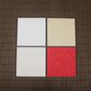10Pcs Shikishi Paper Pre-Mounted Xuan Paper Chinese Paper Raw Shikishi Board Chinese Calligraphy Supplies Drawing Rice Paper