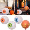 Halloween Balony Dekoracyjne w Kształcie Gałki Ocznej w Mrocznym Stylu Balony Horror Halloween Trwałe Kształt Dyni Dekoracje na Imprezę 55cm