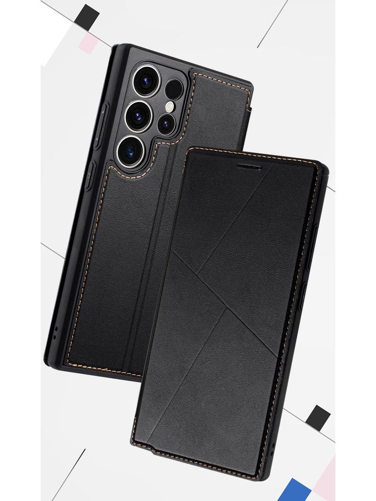 Samsung S25Ultra/S24Plus+ Magnetic Flip Cover with Card Holder