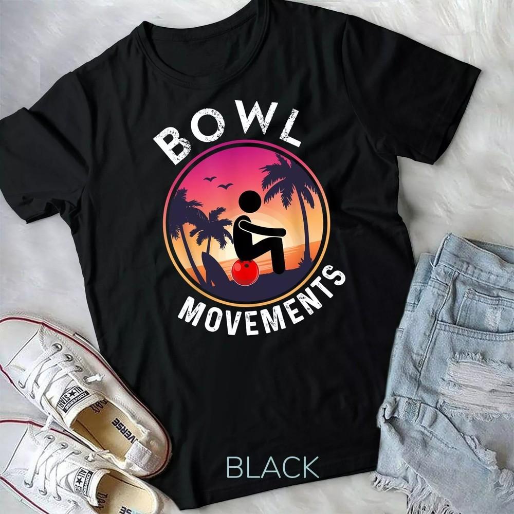 2025/Bowling Movements Bowling Lover T-Shirt Retro Vintage Unisex T-shirt Unisex T-Shirt XXL