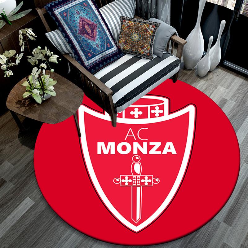 Monza Round Area Rug Under Office Chairs Bedroom Living Room Home Decor