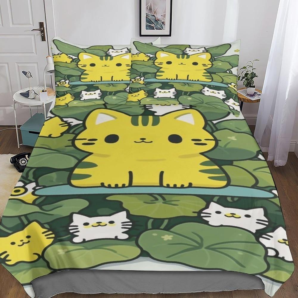 3D Cartoon Animal Dog Duvet Cover Sets, Children'sTeenagers Bed Linen 3-Piece Duvet Covers, Microfibre,Room Decor  Duvet Cover